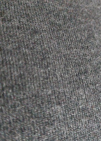 Gri V Yaka Düğmeli Kadın Hırka - Görsel 6