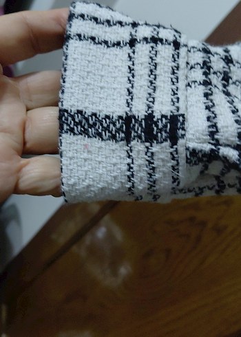 siyah beyaz Kareli Düğmeli Kadın Gömlek DEFACTO dan.. - Görsel 6