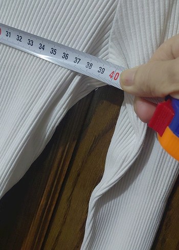 kırık beyaz Uzun Kollu V Yaka Kadın bluz H&M M BEDEN - Görsel 12