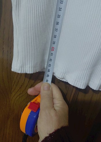 kırık beyaz Uzun Kollu V Yaka Kadın bluz H&M M BEDEN - Görsel 11