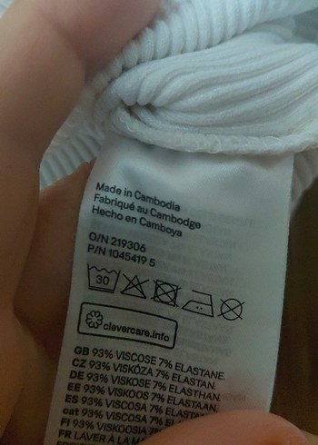 kırık beyaz Uzun Kollu V Yaka Kadın bluz H&M M BEDEN - Görsel 14