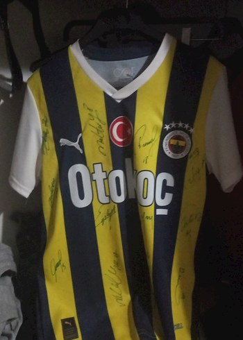 imzalı fenerbahce formasi