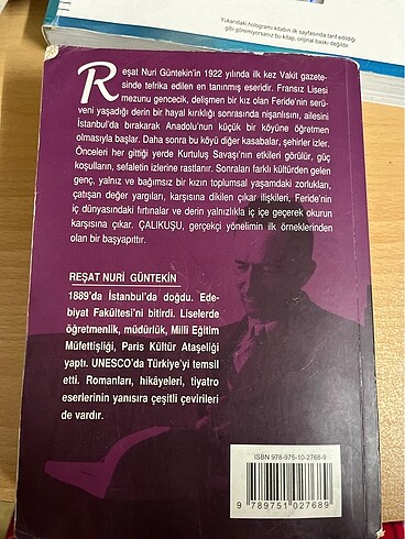  Reşat nuri güntekin Çalıkuşu