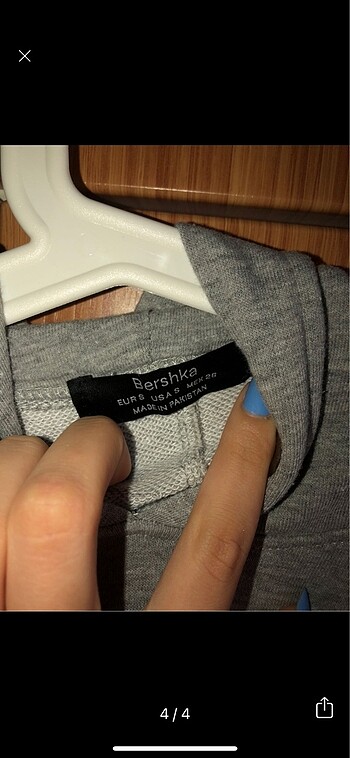 s Beden gri Renk Bershka Sweatshirt