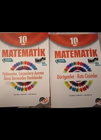 Yarıçap yayınları matematik fasikülleri. 