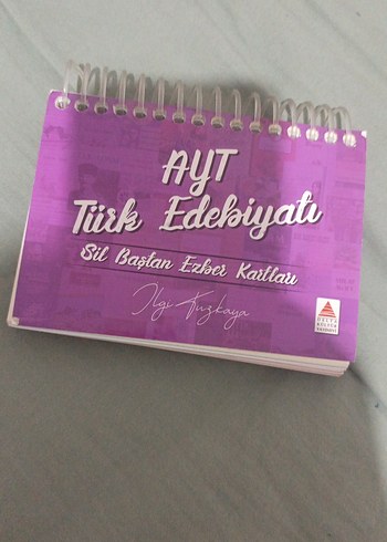 AYT Türk Edebiyatı Ezber Kartları Mor