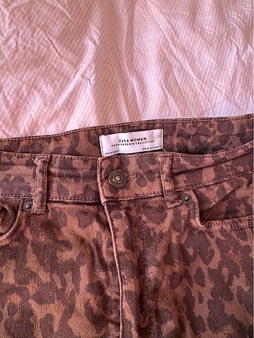 36 Beden zara leopar pantolon