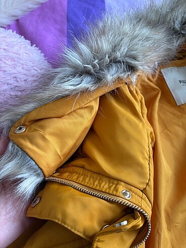 s Beden turuncu Renk Pull&Bear mont