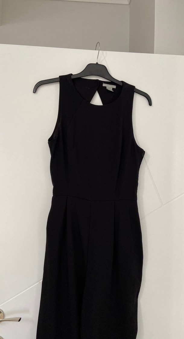 Kadın Siyah Kemerli Uzun Tulum - Görsel 2