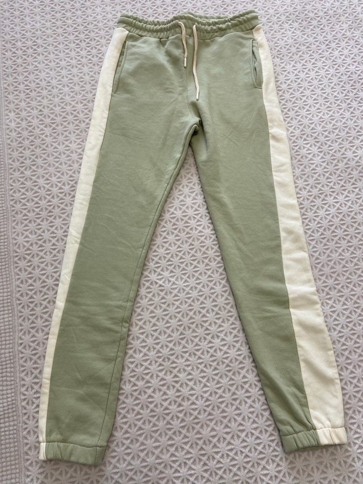 Kadın Pastel Yeşil Bağcıklı Eşofman Altı - Görsel 2