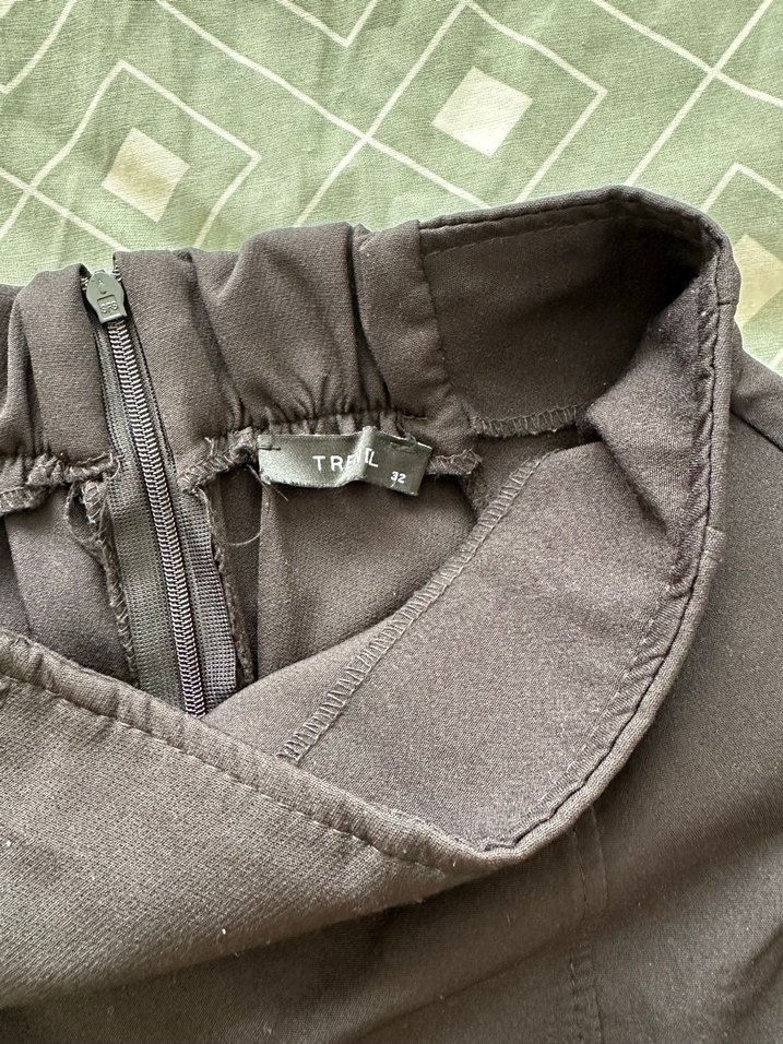 Trendyolmilla Siyah Pilili Mini Etek - Görsel 2