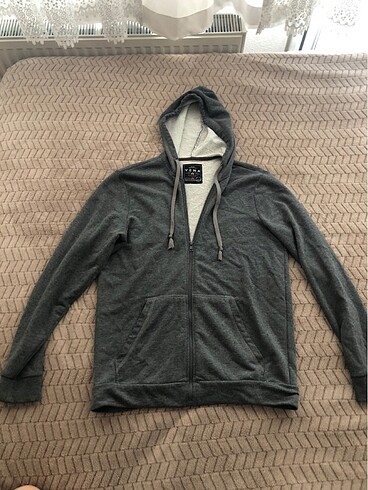 Vena Unisex Koyu Gri Hırka