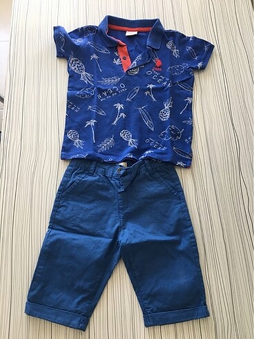Uspa t-shirt ve limon şort