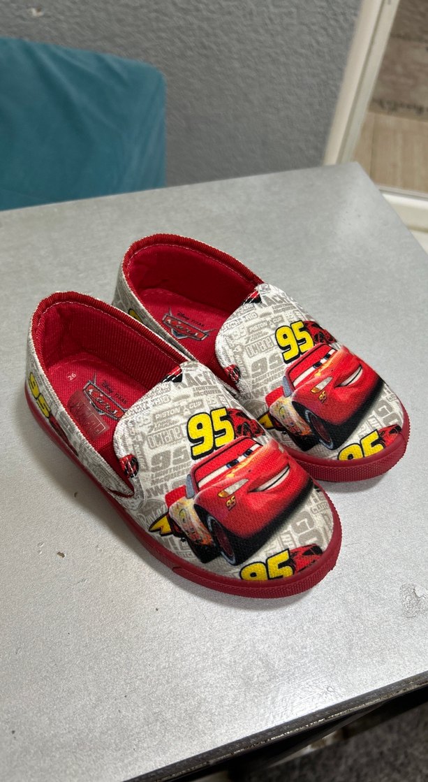 Kırmızı Baskılı Erkek Çocuk Loafer Ayakkabı - Görsel 2