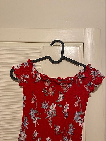34 Beden H&M çiçekli mini elbise