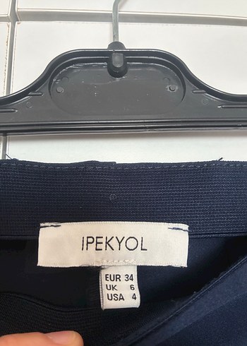 34 Beden mavi Renk Kadın Lacivert Kumaş Pantolon