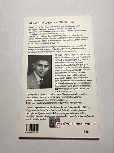  Franz kafka dönüşüm