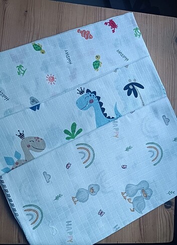 MÜSLİN BEBEK ÖRTÜSÜ - BATTANIYE 3'LÜ SET
