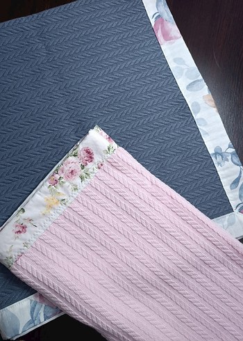 Çiçek Desenli bebek Battaniyesi - Görsel 2