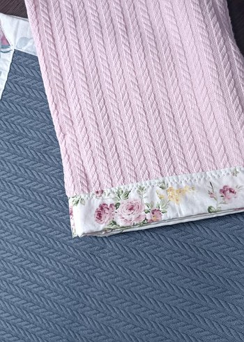 Çiçek Desenli bebek Battaniyesi - Görsel 4