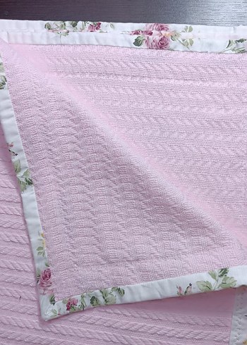 Çiçek Desenli bebek Battaniyesi - Görsel 9