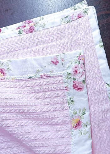 Çiçek Desenli bebek Battaniyesi - Görsel 11