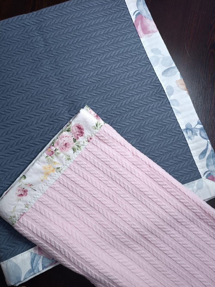 Çiçek Desenli bebek Battaniyesi - Görsel 2