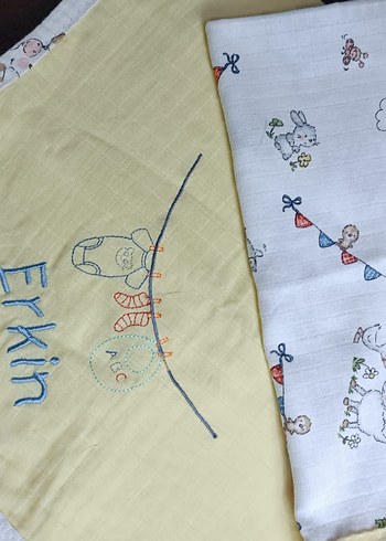 Nakışlı bebek Battaniyesi - Görsel 3