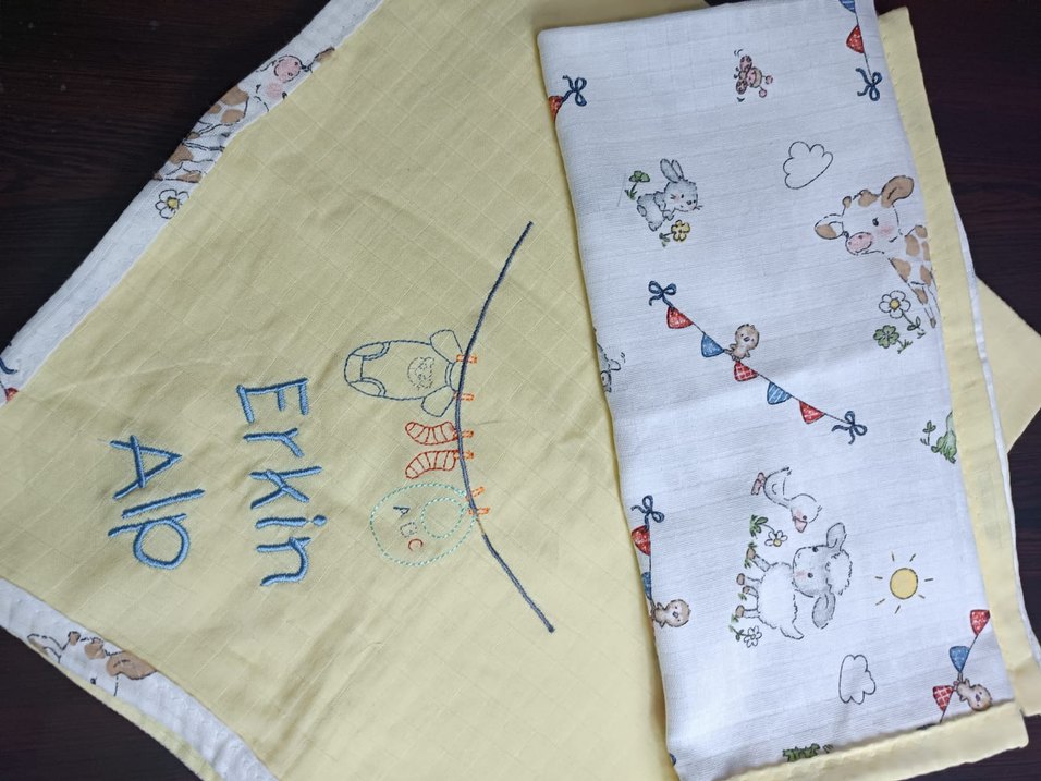 Nakışlı bebek Battaniyesi - Görsel 3