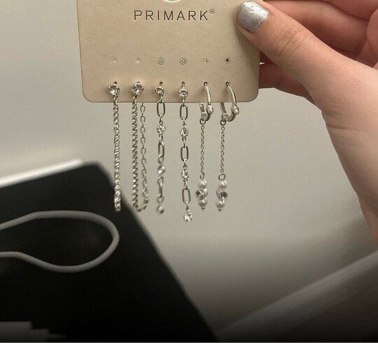 Primark 6 li küpe set