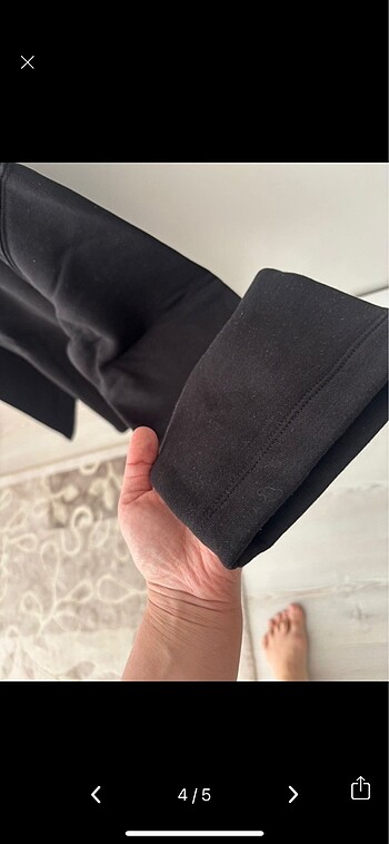 m Beden Zara sweat yaka kısmı taş detaylı