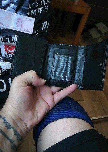 Siyah Baskılı Erkek Cüzdan - Görsel 6