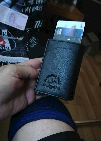 Siyah Baskılı Erkek Cüzdan - Görsel 2