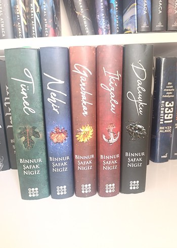 is serisi 5 kitap ciltli binnur şafak nigiz
