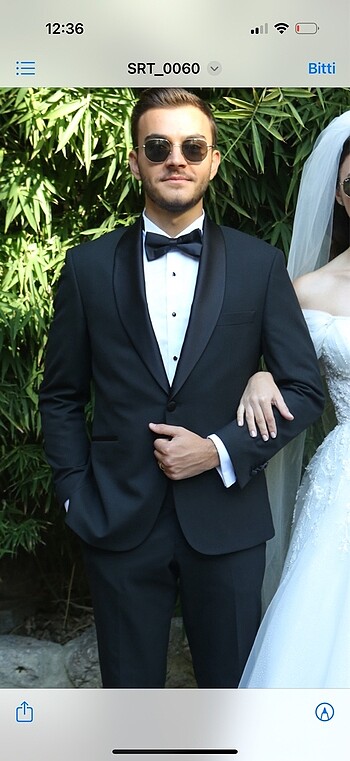 Siyah Yelekli Damatlık Smokin - Görsel 12