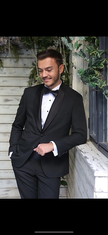 Siyah Yelekli Damatlık Smokin - Görsel 11