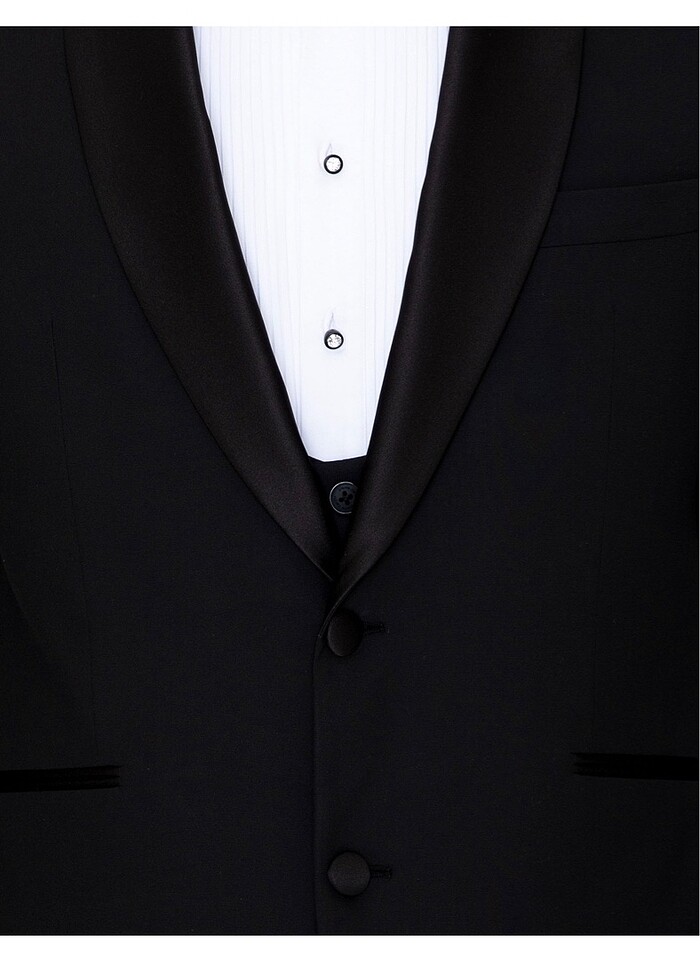 Siyah Yelekli Damatlık Smokin - Görsel 5