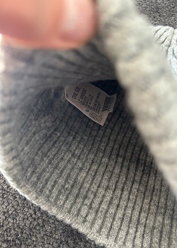 Gri Örgü Kadın Yün Bere - Görsel 4