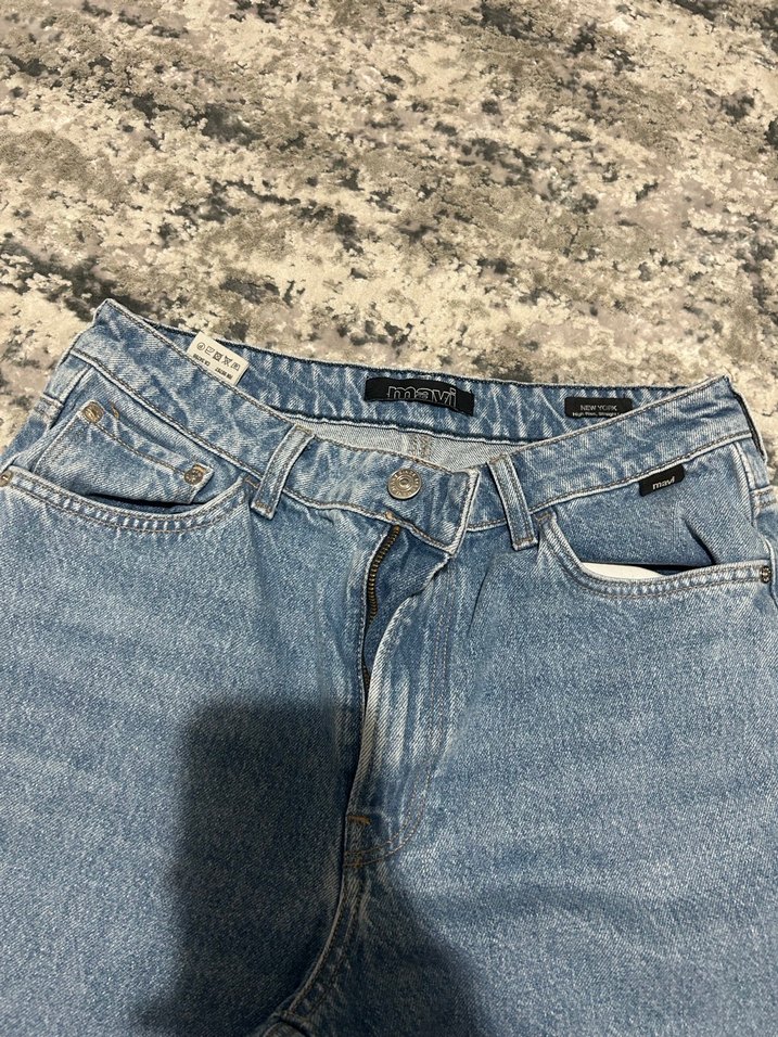 Kadın Mavi Normal Kesim Denim Pantolon - Görsel 4