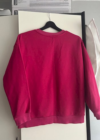Pembe Baskılı Kadın Sweatshirt - Görsel 6
