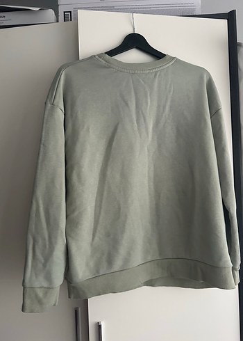 Kadın Haki Baskılı Uzun Kollu Sweatshirt - Görsel 5