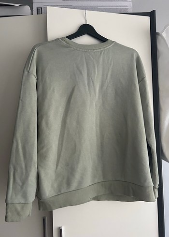 Kadın Haki Baskılı Uzun Kollu Sweatshirt - Görsel 6