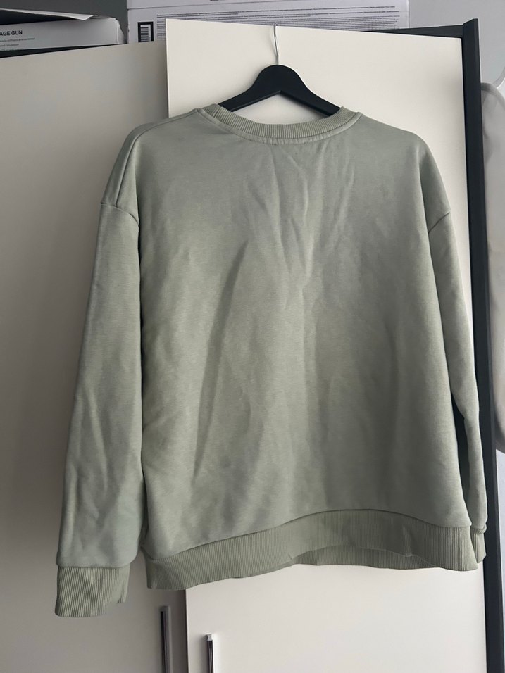 Kadın Haki Baskılı Uzun Kollu Sweatshirt - Görsel 5