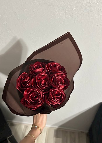 Bordo Gül Buketi - Görsel 4