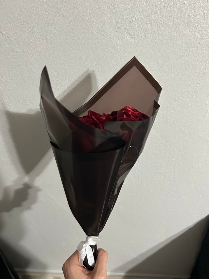 Bordo Gül Buketi - Görsel 5