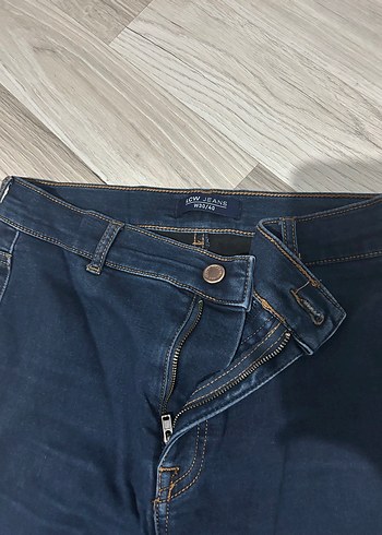 30 Beden Lacivert Esnek Denim Kadın Pantolon