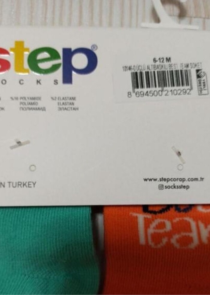 Bebek Çorap 6-12 Aylık - Görsel 2