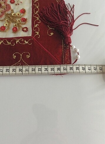 Beden bordo Renk Dekoratif Örtü