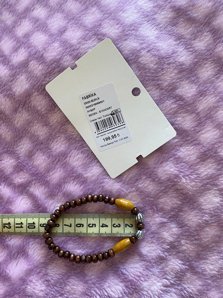 Bohem Boncuklu Kahverengi Bileklik - Görsel 3