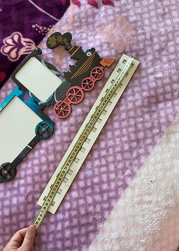 Renkli Tren Tasarımlı Çerçeve - Görsel 11